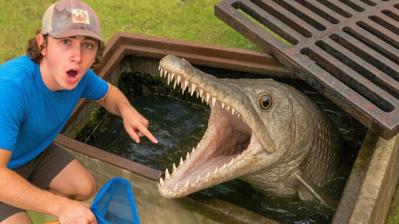 Encontrei um esgoto cheio de peixes raros!