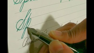 Practice Spencerian Cursive/Script Letter S
