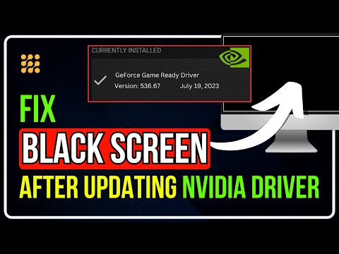 How to Fix BLACK SCREEN After Updating NVIDIA Driver [Windows 1110]