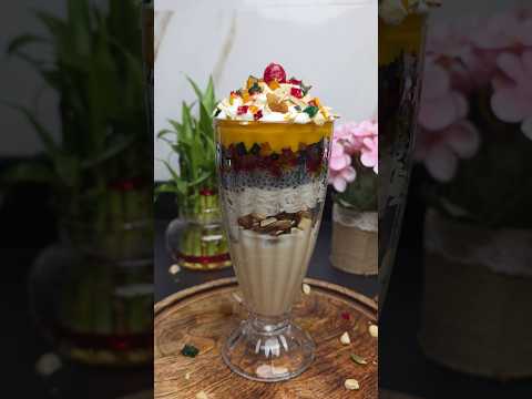 Mango Falooda Recipe | Mango Falooda | Instant Mango Falooda | #shorts #viral #food #summer