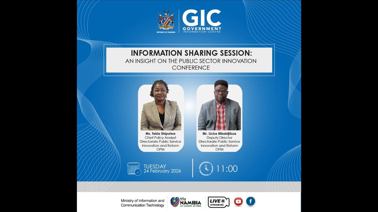 WATCH LIVE: INFORMATION SHARING SESSION