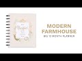 2024 Modern Farmhouse Happy Planner Big Vertical Layout 12 Months | PPBD12-146