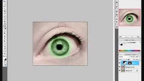 Photoshop Change Eye Color Tutorial