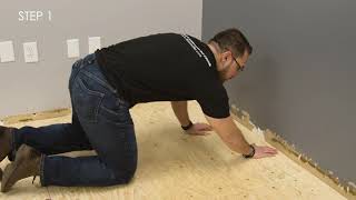 FloorMuffler Underlayment Installation