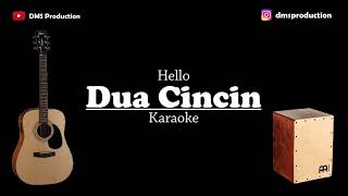 Download Lagu Dua Cincin - Hello | KARAOKE (Gitar + Cajon) MP3