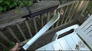 Paranoid Or Prepared? My Garden Machete...becasue You Just Never Know...