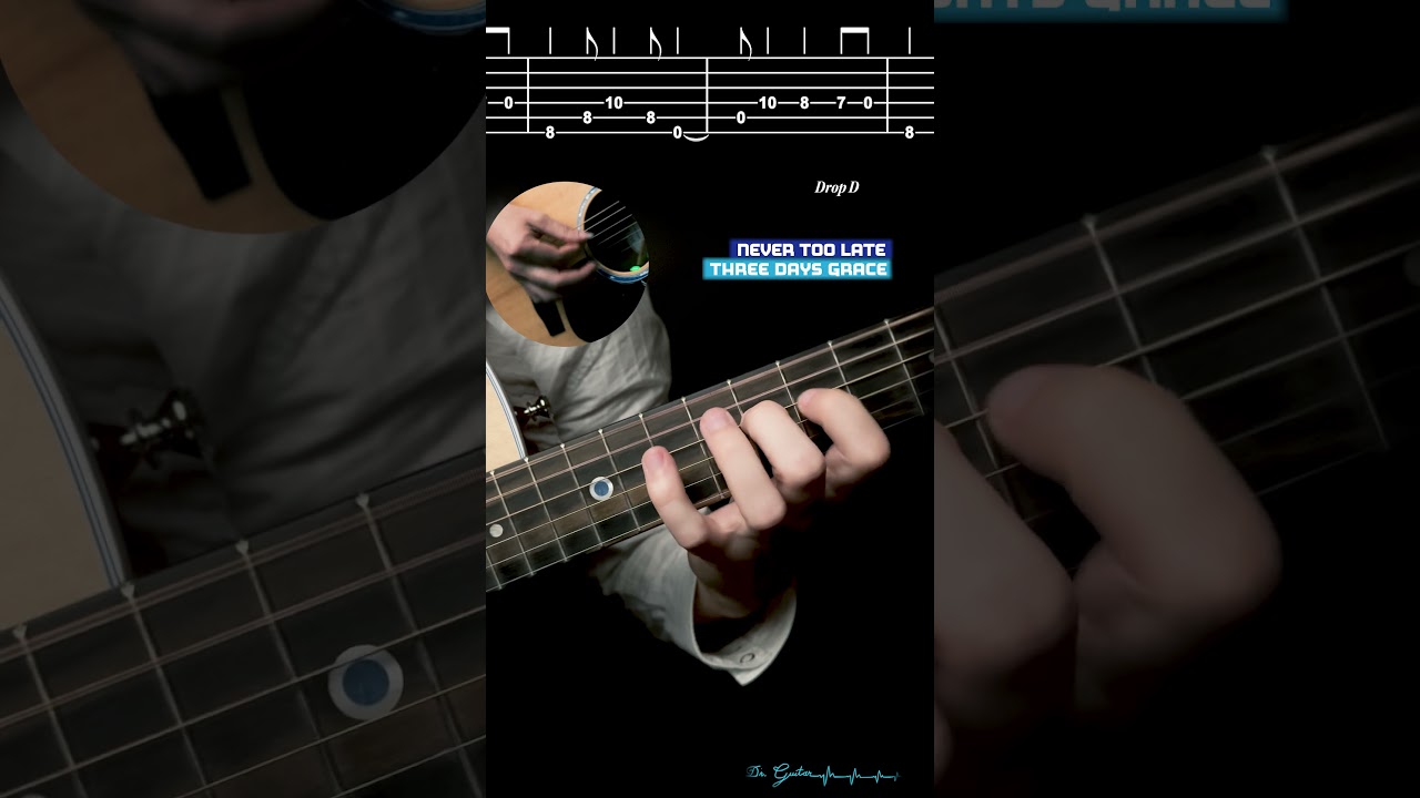 Guarda Never Too Late - Three Days Grace | TABS Tutorial - Dr. Guitar su YouTube Guarda Never Too Late - Three Days Grace | TABS Tutorial - Dr. Guitar su YouTube
