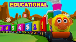 Smart Learning Toy Factory Cartoon Number Train Alphabet Learning Cartoon Train Videos For Kids