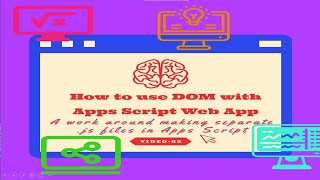 video175-  sheets 33 -Can I use JavaScript DOM in my Web App