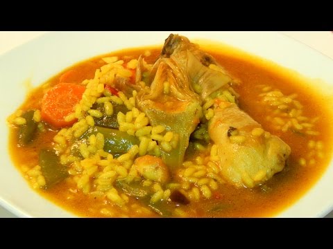 Receta fácil de arroz con pollo y verduras