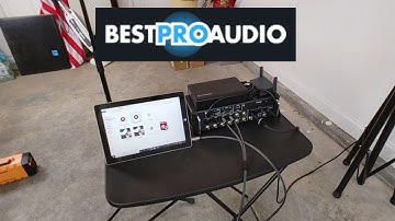 Midas MR12 - Auto EQ using Pink Noise and an Ipad!!