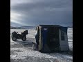 Camping on the Ice Flaming Gorge, January 2020