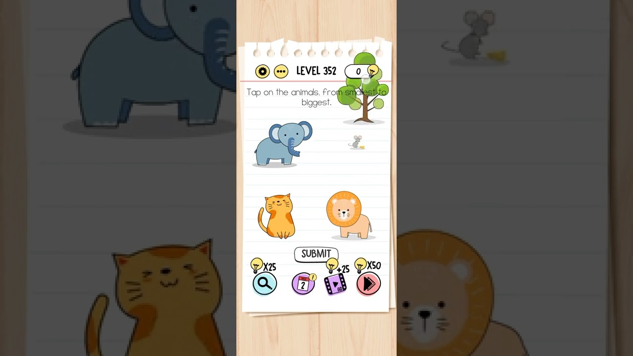 Brain test level 352