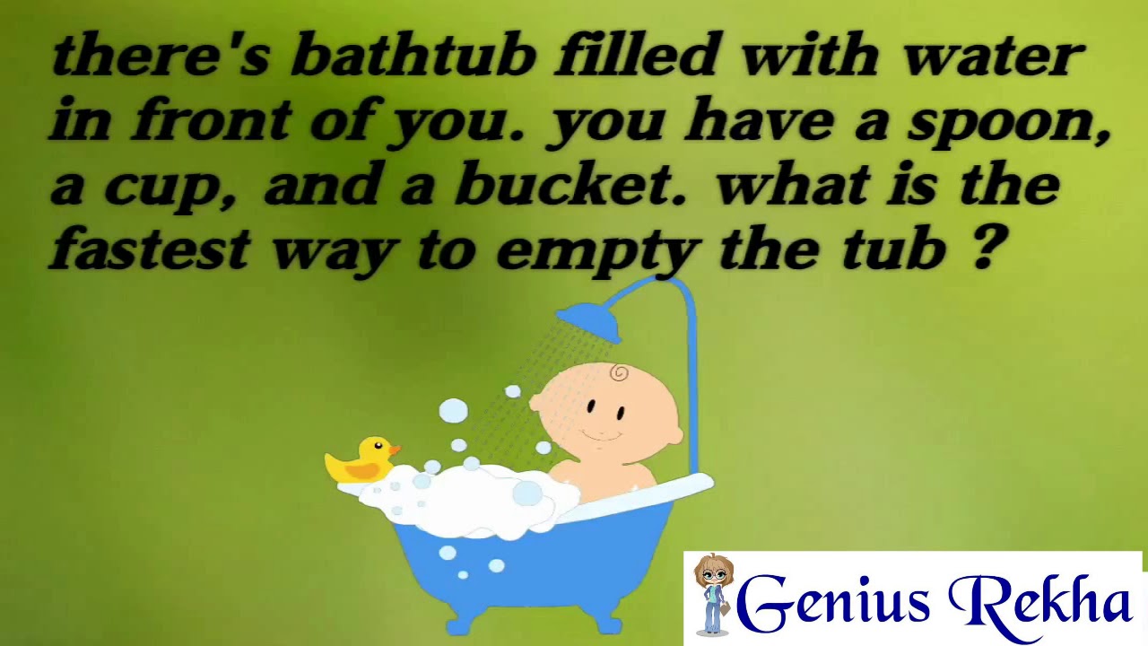 There Is Bathtub Fillled With Water In Front Of You