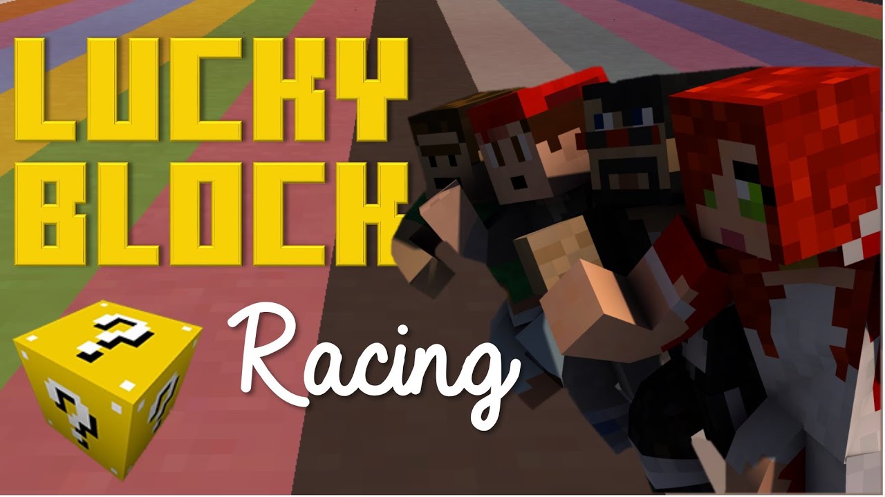 LUCKY BLOCK RACES! | HwNt, OMGchad and CaptainSparklez!