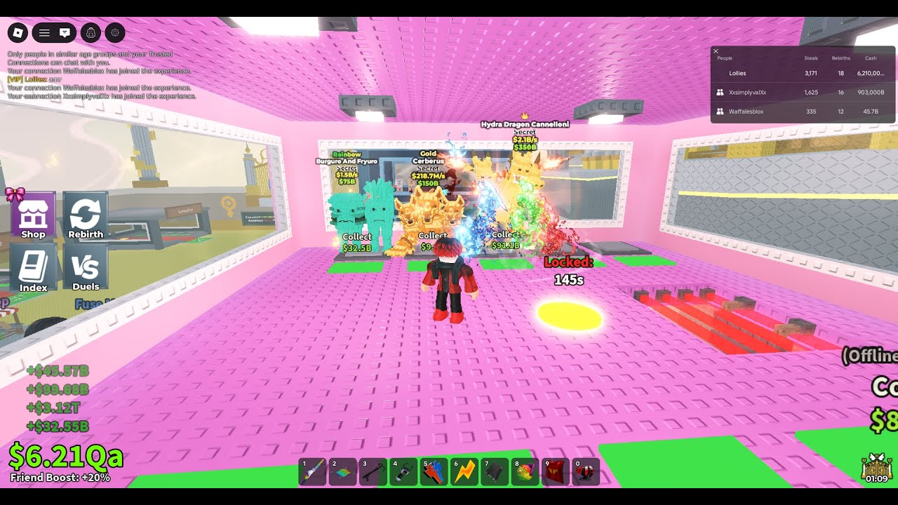 TRADING IN STEAL A BRAINROT! noobini to drag