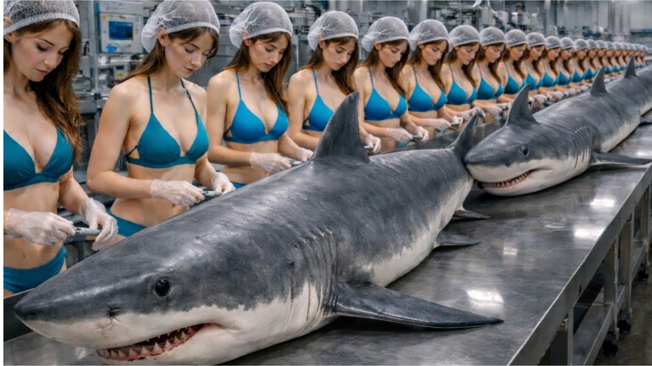 Inside a Modern Shark Factory: The Complete Shark Leather Production Process
