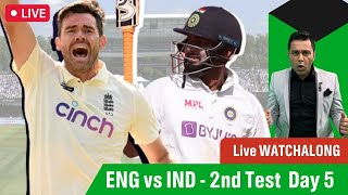 #ENGvIND | 2nd Test Day 5 | Betway Mission Domination Watchalong LIVE