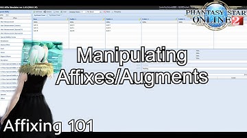 PSO2 - Manipulating Explanation Affixing 101