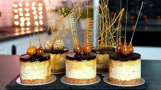 Layered Coffee-Hazelnut Cream Dessert