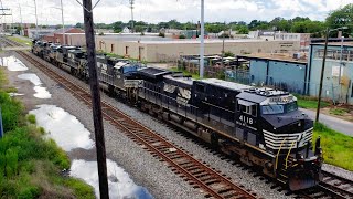 Norfolk Southern train 233 west 2020-08-14