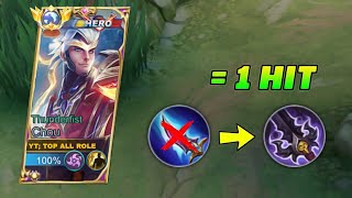 INSANE ONE SHOT DAMAGE BUILD - BEST BUILD AND EMBLEM CHOU ONE HIT