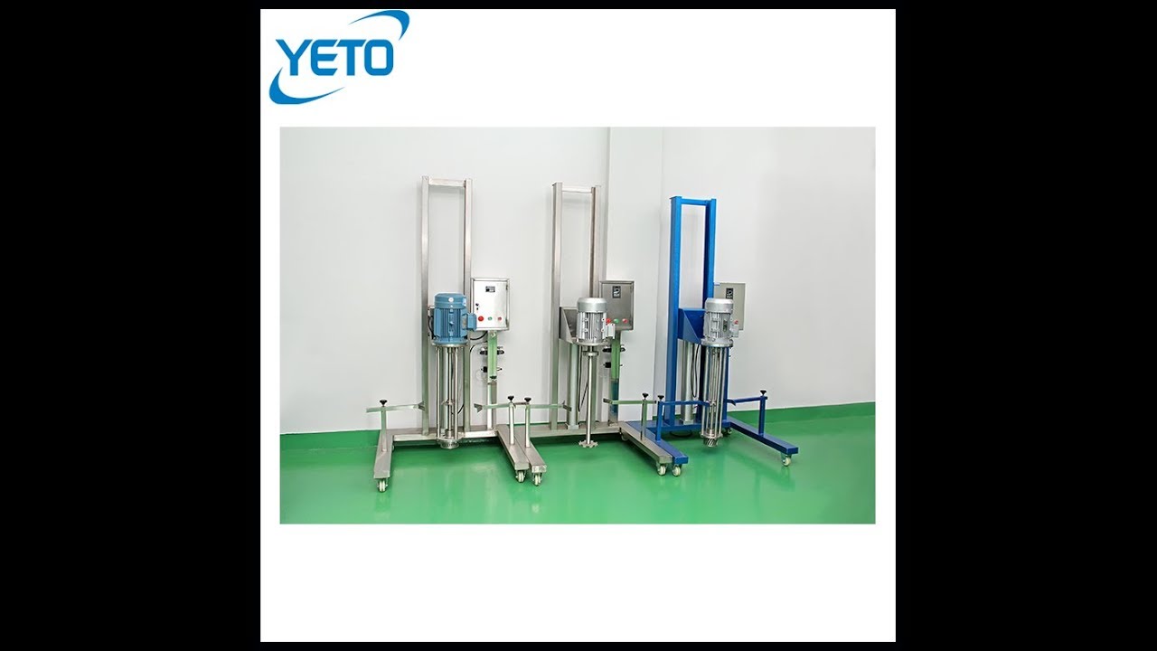 lifting high shear speed mixer dispenser machine YouTube