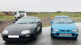 My 3SGTE Toyota Corolla E10 vs Ged’s 2JZGTE MK4 Toyota Supra