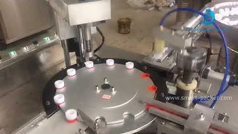 Automatic flip plastic cap oil bottle cap assembling machine cap assembly line