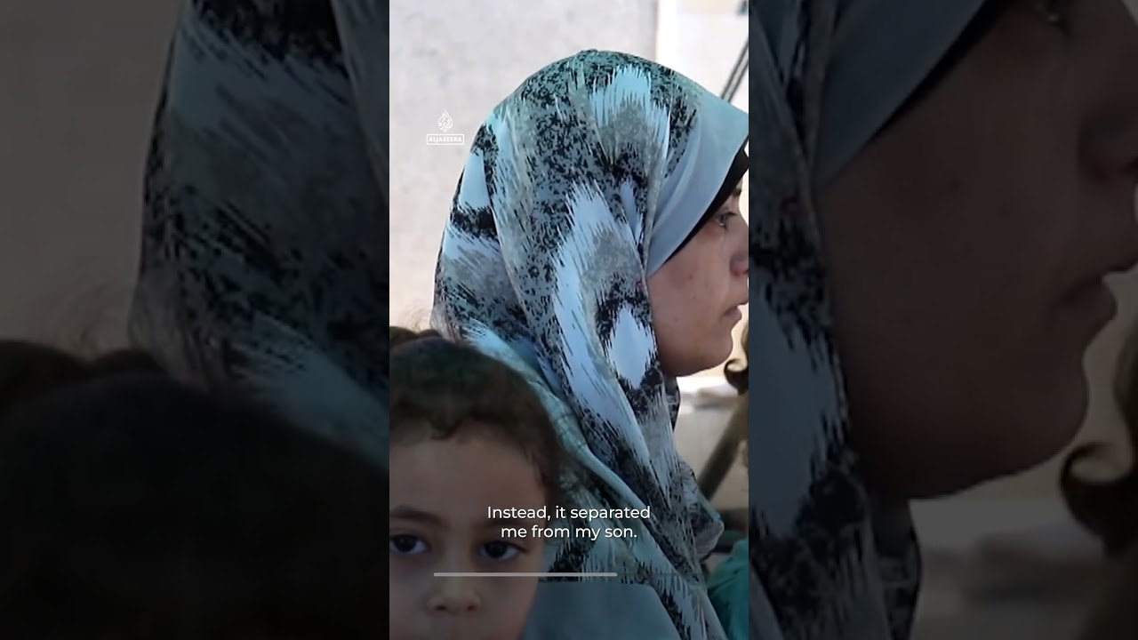 أم فلسطينية تقول إن "المنطقة الصفراء" تمنعها من رؤية ابنها المفقود | شورتات #AJ