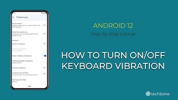 How to Turn On/Off Keyboard vibration [Android 12]