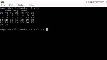 How to view calendar for entire year in Linux