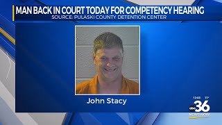Man back in court for competency hearing