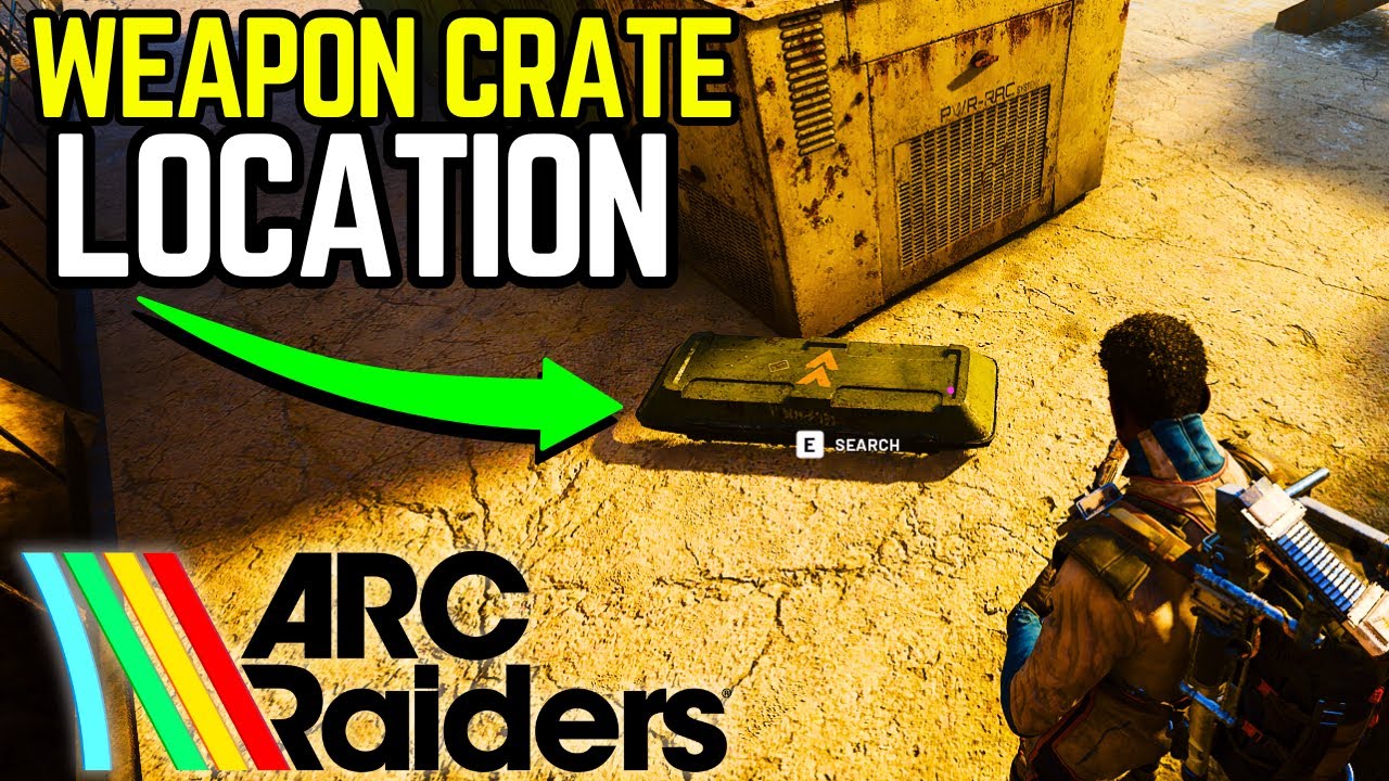 ARC Raiders: Weapon Cache Locations on The Dam  (Best Route)
