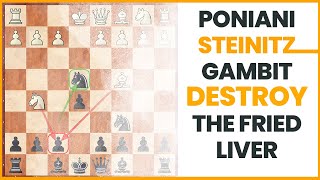 CRUSH the Fried Liver Attack with the Ponziani Steinitz Gambit