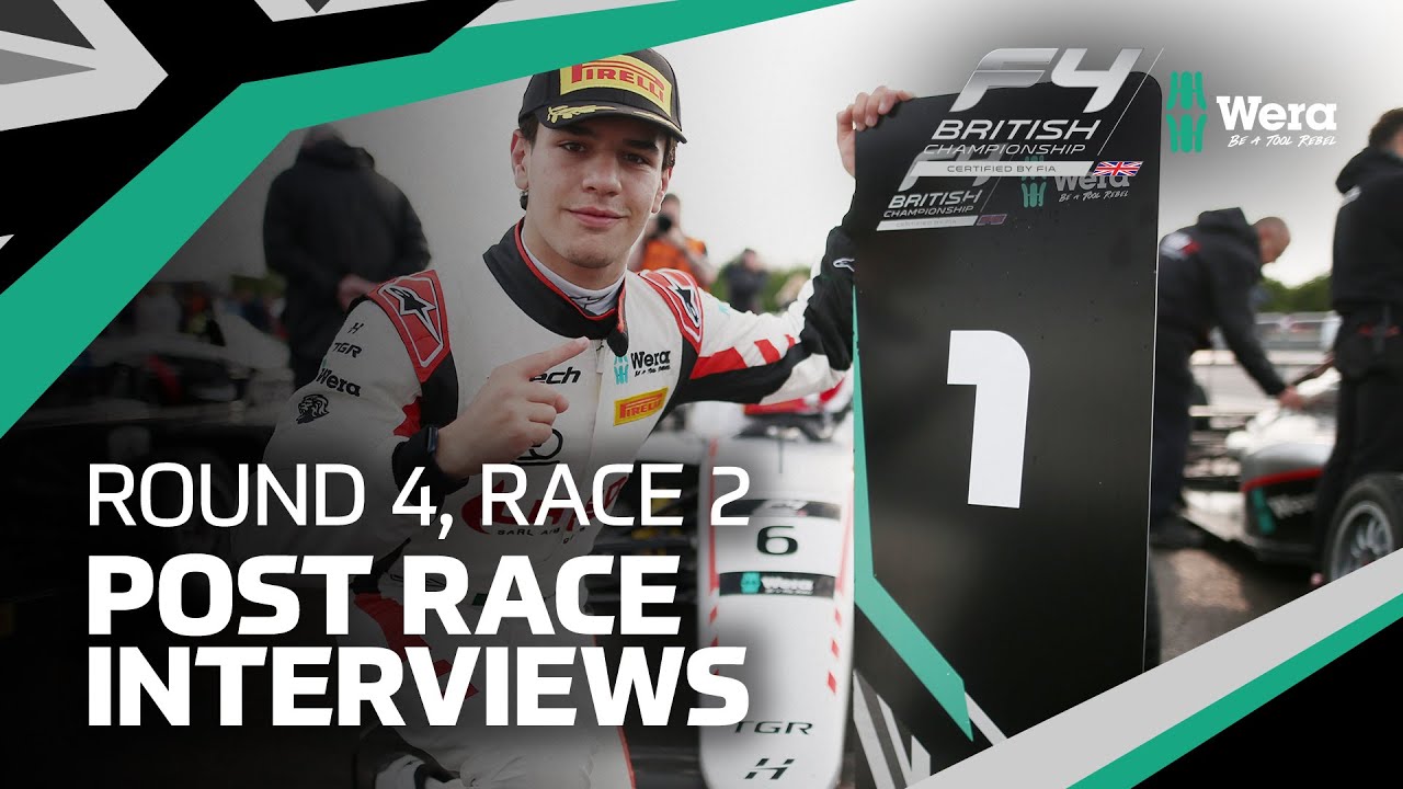 ๐ฌ Leo, Thomas and Jimmy | Race 2, Thruxton | Wera Tools British F4 ...