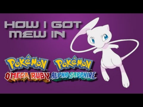 How To Get Mew In Pokemon Omega Ruby Using Gameshark Youtube