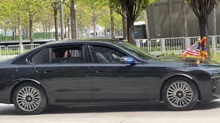King Charles III Full NYC Motorcade (The King waves!)  [4K]