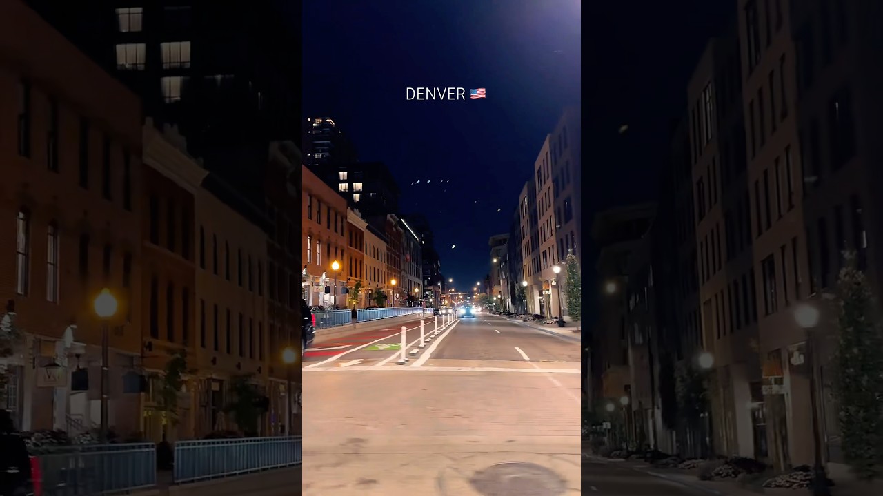 Denver Colorado Night View  