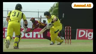 Kemar Roach Most Fiery Spell Vs Shane Watson - Amazing Battle