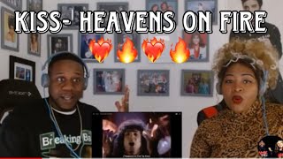 THIS IS HOT!!!   KISS - HEAVEN'S ON FIRE (REACTION)