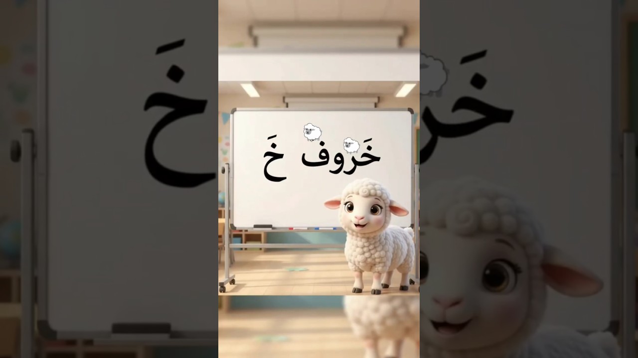تعلم الحروف العربية للأطفال | نطق الحروف مع الكلمات | Arabic Letters for Kids