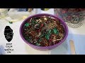 Woodturning - mixing resin & potpourri together