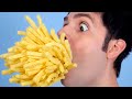 MOST FRIES IN MOUTH WORLD RECORD