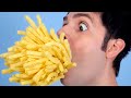 Most fries in mouth world record