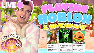 🔴 LIVE - PLAY ROBLOX WITH ME & WIN GIVEAWAYS! COME JOIN!