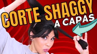 😱DON'T DO THIS! Layered cut with two ponytails, for long hair. ONLY FOR THE BRAVE #shaggycut screenshot 2