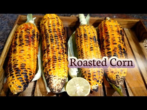 Roasted corn recipe | Home made Rosted corn| Monsoon special Rosted ...