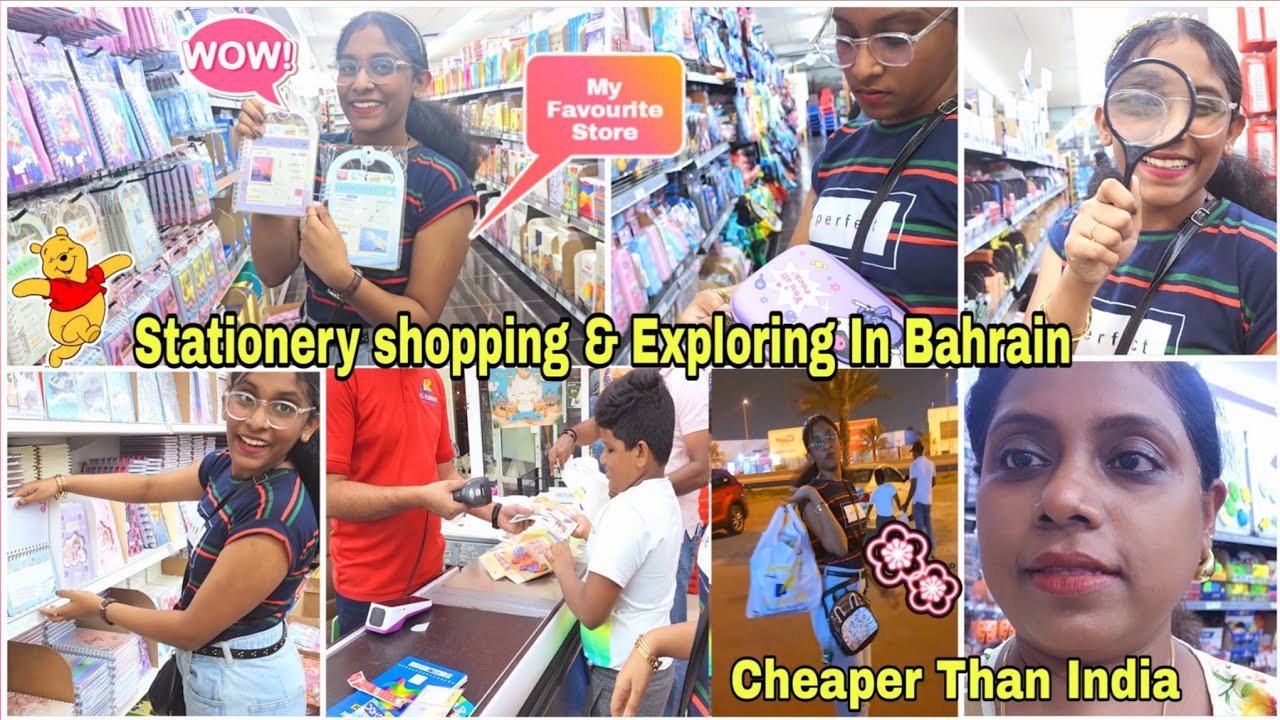 Most AMAZING Stationary Store Tour/Shopping In Bahrain🤩🛍️Low-Cost Unlimited *BACK TO SCHOOL*Items😍