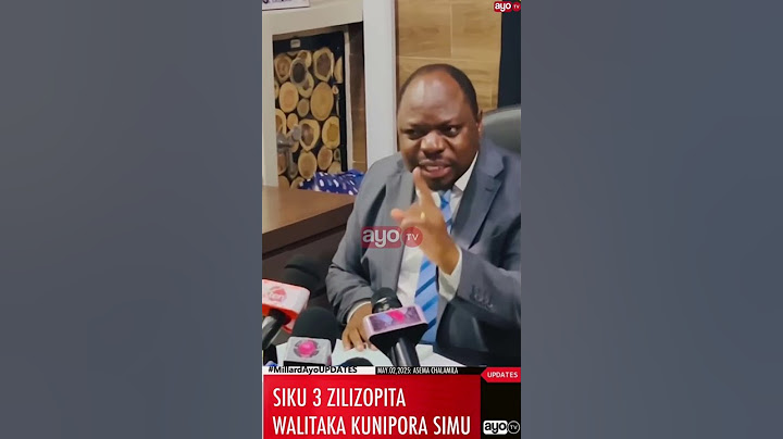 “WANGEWEZA KUSEMA WABAYA WA CHALAMILA WAMEMDHURU, NI KIBAKA KAMA KIBAKA WENGINE” RC CHALAMILA